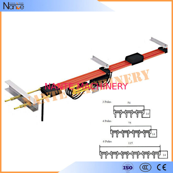 PVC Seamless Copper Conductor Rail System Overhead Monorail Systems
