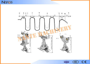 Compact Arrangement C Rail Festoon System Corrosion Resistance Simple Assembly