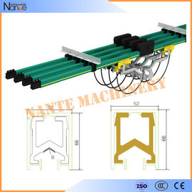NSP Series Aluminium / Copper Crane Joint For Unipole Insulated Conductor Rail