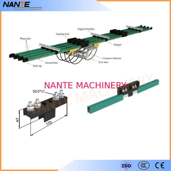 NSP-H32 Plastic Black Isolating Section To Prevent Leakage For Unipole Insulated Conductor